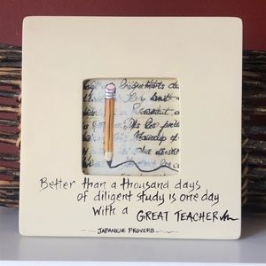 RHONDA KULLBERG Japanese Proverb Framed Wall Art 8” Square, Inset 3.5” N…